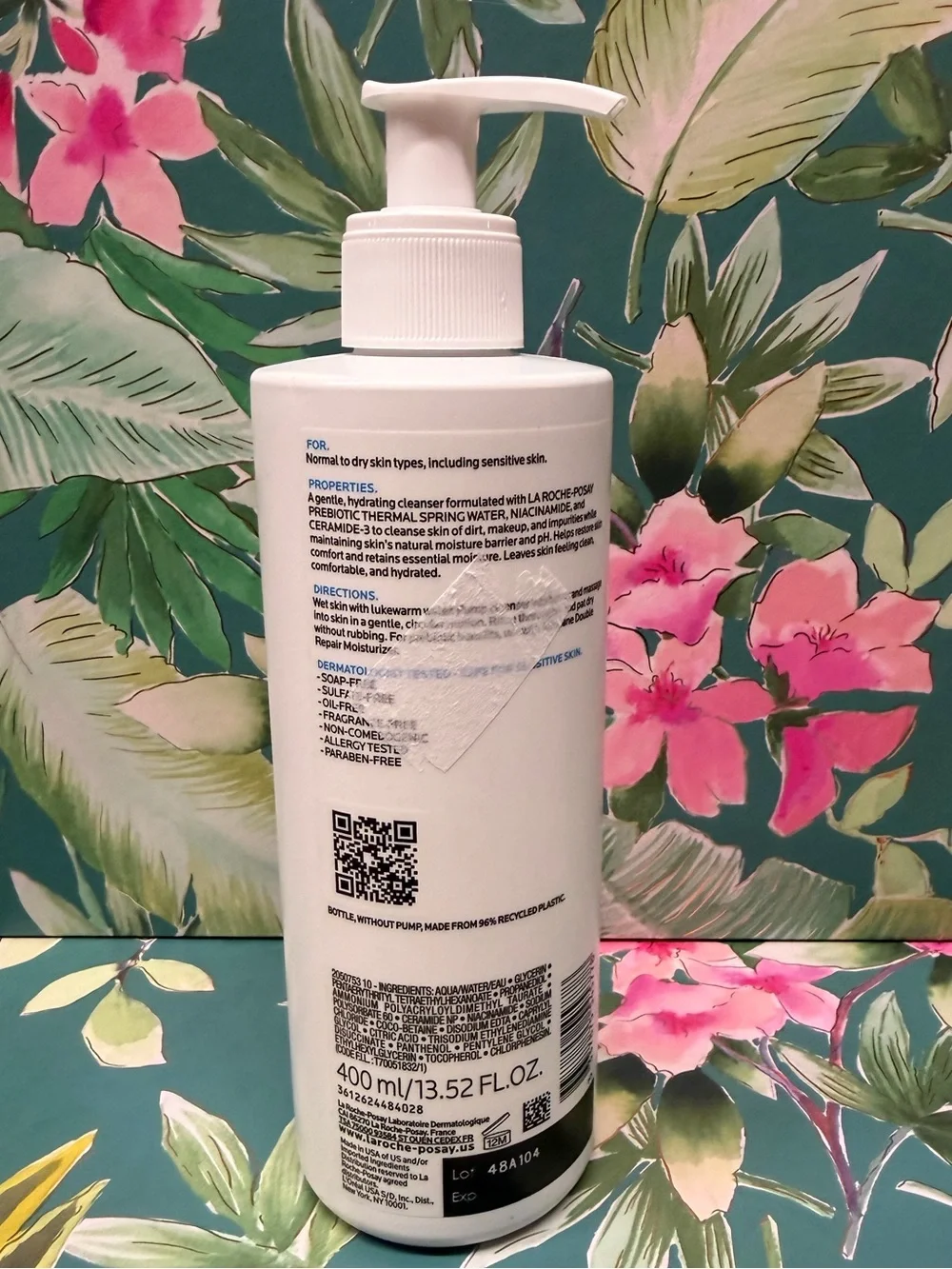 La Roche-Posay Toleriane Hydrating Gentle Cleanser 13.5oz New